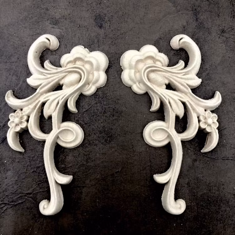 ORNAMENT - WoodUbend - Decorative Floral Scrolls WUB1388