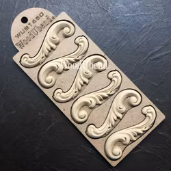 WoodUbend® Decorative Scrolls 8x2.5cm WUB1650 (6-pack)