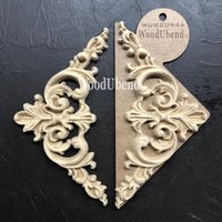WoodUbend® Pediments ca11x21cm WUB2094A (2-pack)