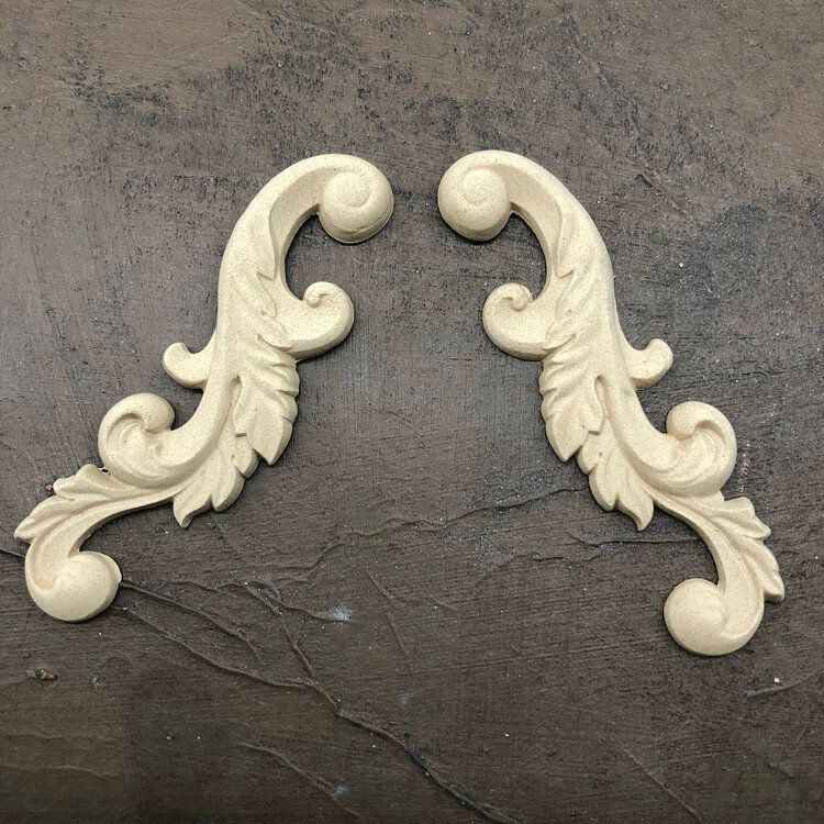 ORNAMENT - WoodUbend - Leafy Scrolls WUB2437