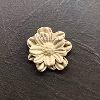 WoodUbend® Petalled Flowers 4x4cm WUB1117.5 (5-pack)