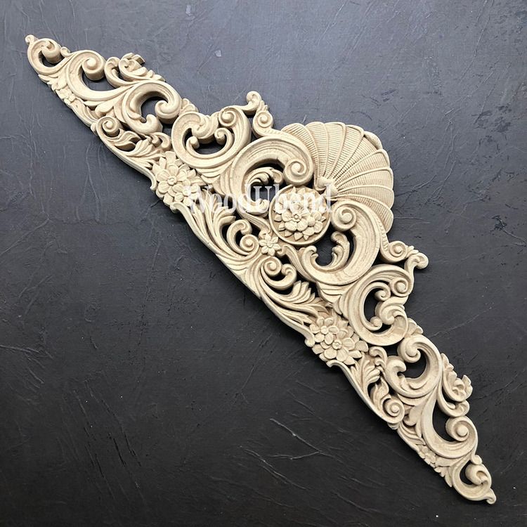 ORNAMENT -  Krön - WoodUbend - Pediment UB1262