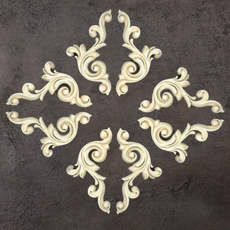 ORNAMENT - WoodUbend - Decorative Scrolls WUB1386-7