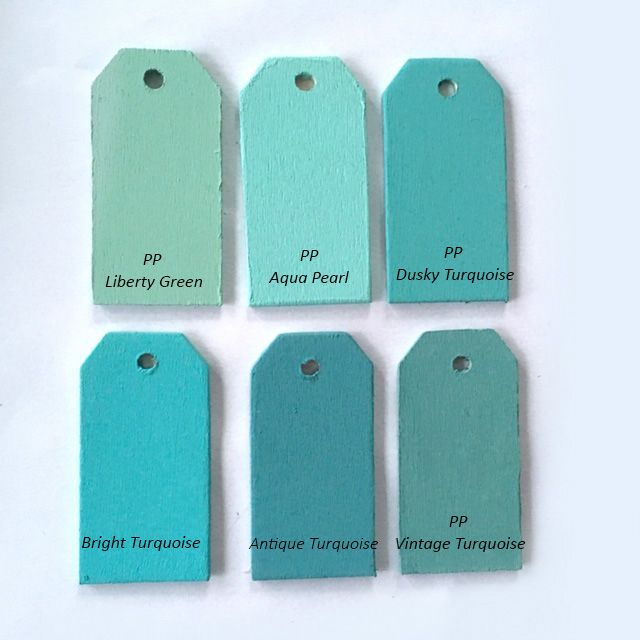 KALKFÄRG (kritfärg) - Autentico VINTAGE Chalk Paint - Bright Turquoise