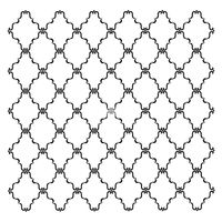 Posh Chalk® Schablon - Dainty Trellis 50x50cm