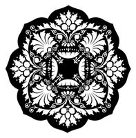 Posh Chalk® Schablon - Sue Chic's Mandala 50x50cm