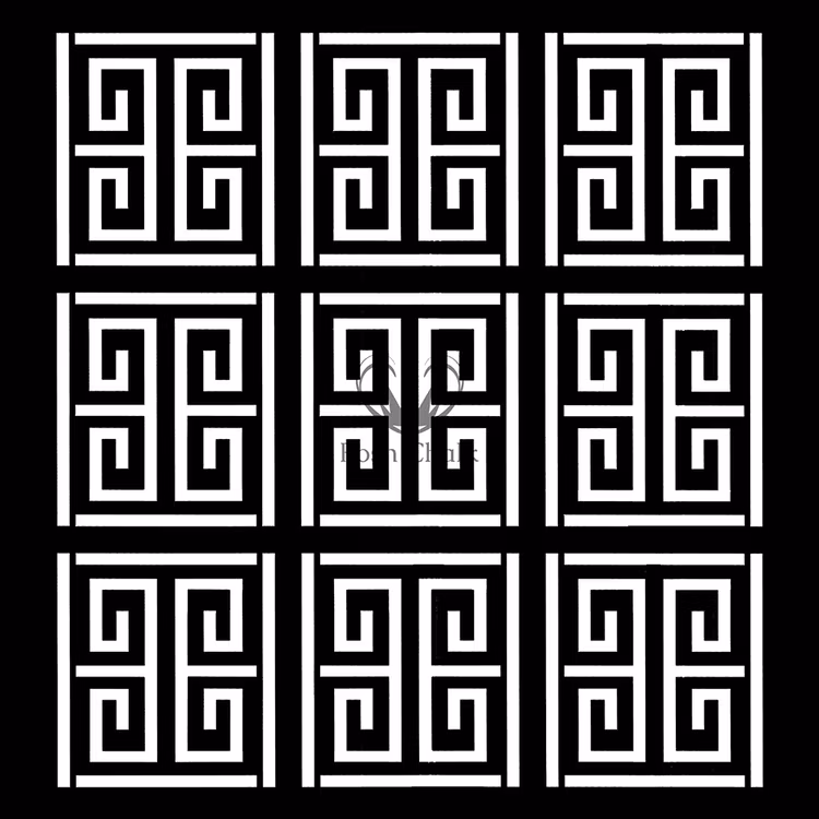 SCHABLONER - Posh Chalk Premium Stencil - Greek Maze