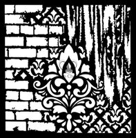 Posh Chalk® Schablon - Secret Garden 50x50cm