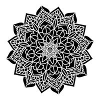 Posh Chalk® Schablon - Wall Mandala 80x80cm