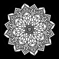 Posh Chalk® Schablon - Wall Mandala 80x80cm