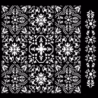 Belles and Whistles Schablon - TILES ca 40x50cm