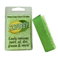 Scrubby Soap - Hand & Penseltvål med skrubbsvamp - LEMON LIME