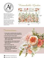 MINT By Michelle Transfer - REMARKABLE GARDEN - Dubbel (A1x2) ca 119x84cm
