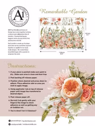 MINT By Michelle Transfer - REMARKABLE GARDEN - Dubbel (A1x2) ca 119x84cm