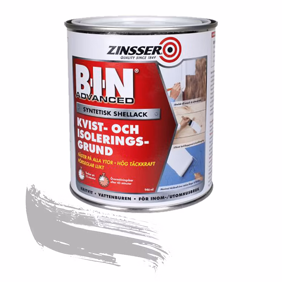 GRUNDFÄRG - Zinsser B-I-N Advanced - Stain Blocker
