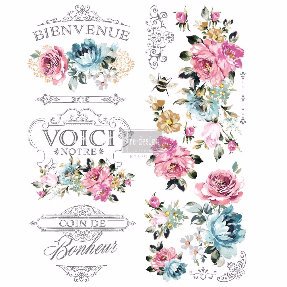 Re Design Décor Transfers® - Fuchsia Sunset 56x76cm