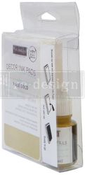 Design with Prima® - Stämpeldyna + färg 10ml - PALE GOLD