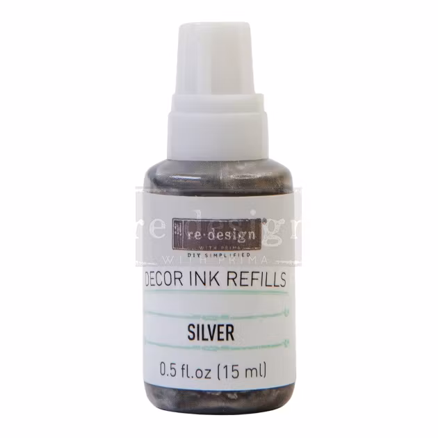 Re Design - Stämpelfärg Refill - SILVER