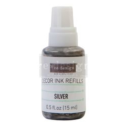 Re Design® - Stämpelfärg Refill 15ml - SILVER