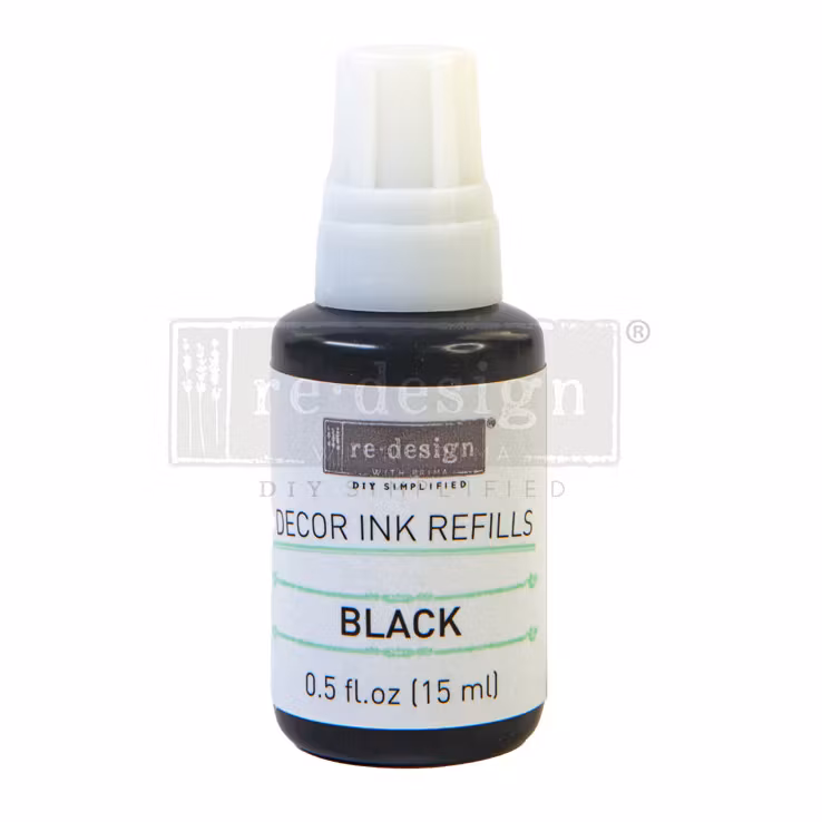 Re Design - Stämpelfärg Refill - BLACK