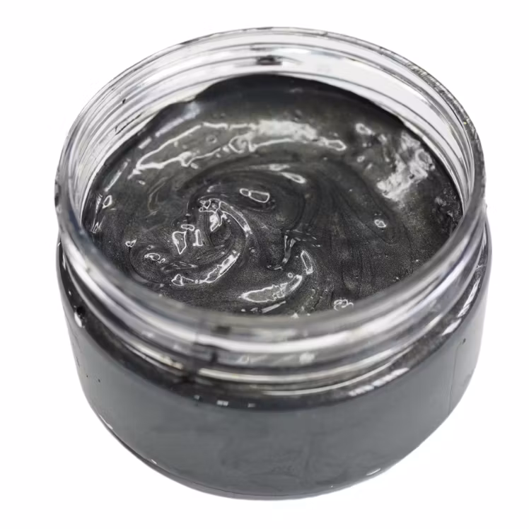 EMBOSSINGPASTA - Posh Chalk Metallic Paste - BLACK CARBON