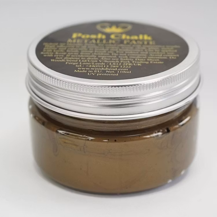 EMBOSSINGPASTA - Posh Chalk Metallic Paste - VAN DYKE BROWN