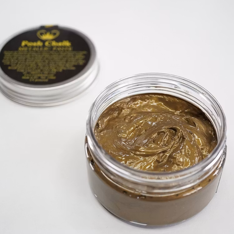 EMBOSSINGPASTA - Posh Chalk Metallic Paste - VAN DYKE BROWN