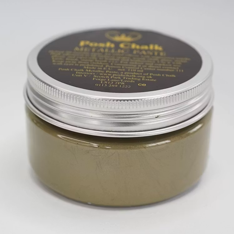 EMBOSSINGPASTA - Posh Chalk Metallic Paste - GREEN BRONZE