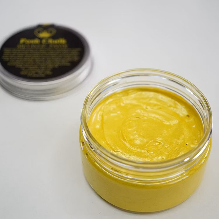 EMBOSSINGPASTA - Posh Chalk Metallic Paste - YELLOW CANARY CADMIUM