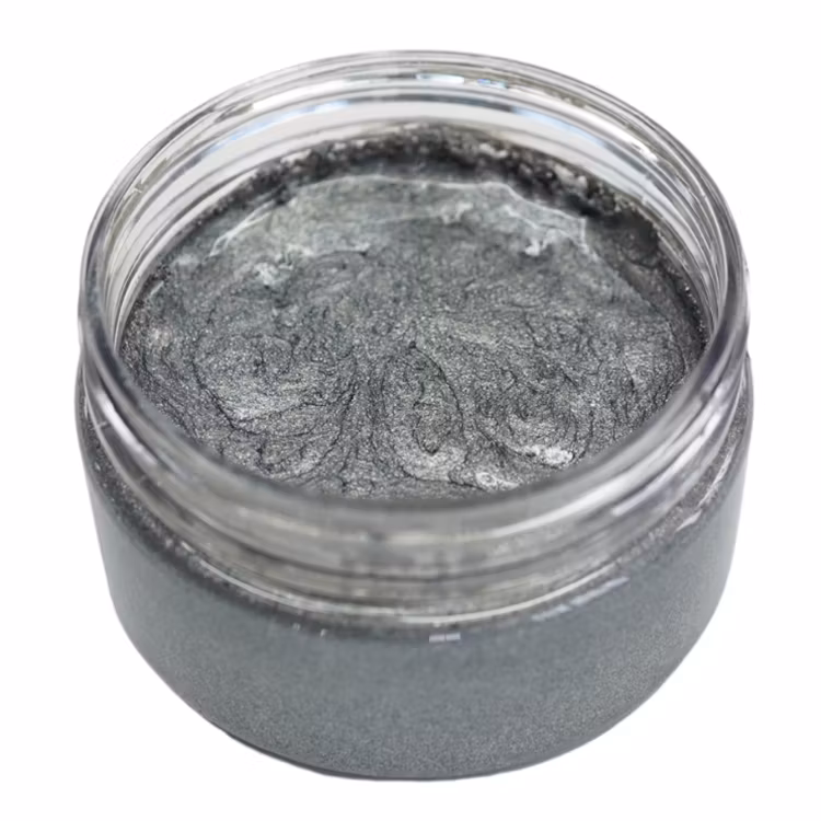 STRUKTURPASTA - Posh Chalk Metallic Texture Paste - BLACK GRAPHITE