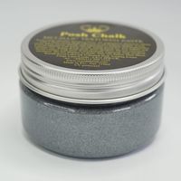 Posh Chalk® TEXTURED Metallic Paste 110ml - BLACK GRAPHITE