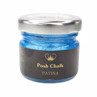 Posh Chalk® AQUA Patina - Metallisk förgyllningspasta 30ml - BLUE PHTHALO