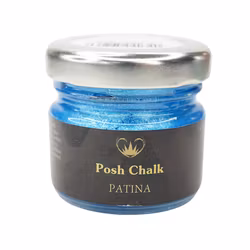 Posh Chalk® AQUA Patina - Metallisk förgyllningspasta 30ml - BLUE PHTHALO