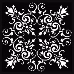 Autentico Schablon - Corner No:1 Ella (L) ca 43x43cm