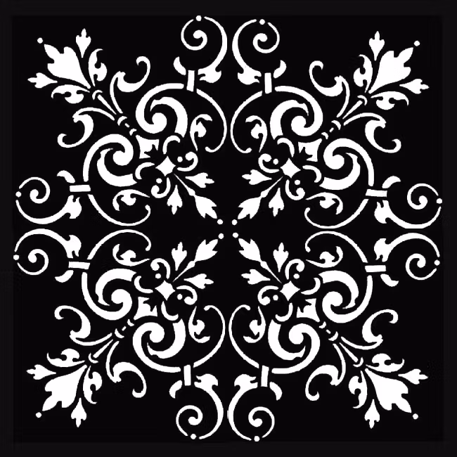 SCHABLON - Autentico Stencil - Corner Ella