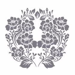 Autentico Schablon - Rose ca 33x29.5cmm