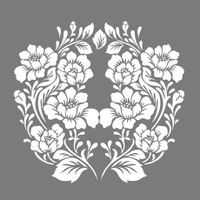 Autentico Schablon - Rose ca 33x29.5cmm