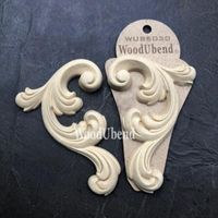 WoodUbend® Corner Scrolls 8x12.5cm WUB6030 (2-pack)