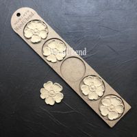 WoodUbend® Flowers 5x5cm WUB1479 (5-pack)
