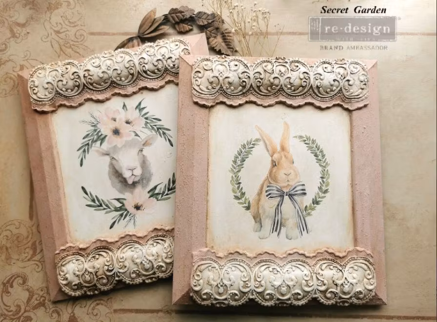 TRANSFER - Re Design Décor Transfers - Sweet Lamb - Photo credit @secretgardenchic