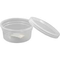 Plastburk med lock 125ml