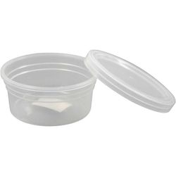 Plastburk med lock 125ml