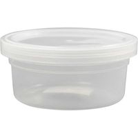 Plastburk med lock 125ml