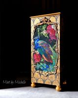 MINT - A1 Decoupagepapper (ca 59x84cm) - PEACOCK