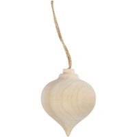 Trädekoration - Hängornament - Droppe