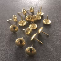 Dekorationsspik Ø11.3mm - Slät Mässing - Säljes per Hg