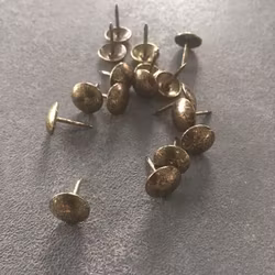 Dekorationsspik Ø11.3mm - Antik Mässing - Säljes per Hg