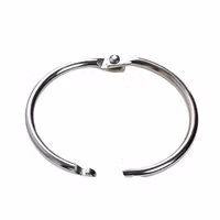 Bokring - Ringar med klämma Ø 3.8cm - Set med 8st