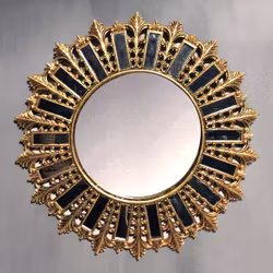 Filipiniana - Sunburst Mosaik - Väggdekoration med spegel (M) Ø 43cm