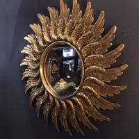 Filipiniana - Sunburst Wings - Väggdekoration med spegel (M) Ø 47cm
